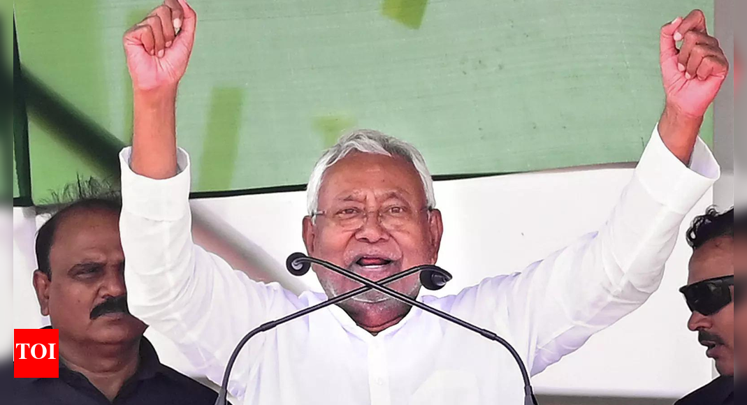 Bihar Chief Minister Nitish Kumar is set for a significant electoral battle.  He aims to retain his position with NDA support.  This election is critical for his legacy and his party’s standing.  Voters will consider his governance record and potential political fatigue.  The BJP’s growing influence presents a new dynamic.  The outcome will shape Bihar’s political future. Bihar chief minister Nitish Kumar (file photo) NEW DELHI: Chief minister Nitish Kumar, the state’s longest-serving leader, stands firm once again, determined to retain his grip on the Bihar throne with the backing of BJP-led NDA partners. Known as an all-weather politician, the 74-year-old continues to command influence, even as the political winds shift and alliances change.Here’s what’s at stake for Nitish Kumar in the upcoming elections —CM face but no longer ‘big brother’ for BJPRenowned for his ability to switch sides while retaining trust, Nitish enters this election amid historic changes. For the first time, the BJP has negotiated equal seat-sharing, ending the long-standing tradition of projecting the JD(U)-led by Nitish Kumar as the “big brother” in Bihar politics.The seasoned leader faces a formidable challenge from former ally RJD scion Tejashwi Yadav, the son of Lalu Prasad Yadav, who aims to reclaim the political throne Nitish wrested from his family two decades ago.‘JD(U) Not Run By Nitish’: Tejashwi Yadav Says Key Leaders ‘Bought By BJP’ Now Controlling PartyApart from Tejashwi Yadav’s RJD, poll strategist-turned-politician Prashant Kishor is emerging as a formidable challenger with his new political venture, Jan Suraaj.Kishor has openly taken on his former superior, Nitish Kumar, and the incumbent regime, while sharply criticizing the long-standing bipartisan rule of RJD and JD(U). His campaign presents Jan Suraaj as a fresh alternative, offering Bihar voters a new choice to place their trust in.Make-or-break momentThe 2025 Bihar elections are a make-or-break moment for Nitish, putting both his personal legacy and his party’s relevance on the line. This will be his tenth bid for the chief ministerial post, after two decades defined by governance reforms, social welfare initiatives, and dramatic alliance shifts that earned him the nickname “Paltu Ram.”Will image of ‘Sushashan Babu’ play?Voters will now decide whether Nitish’s image as the ‘Sushashan Babu’ — the man synonymous with development, stability, and law-and-order — still resonates, or whether political fatigue, policy stagnation, and repeated flip-flops have eroded his mandate. Anti-incumbency a challenge?Anti-incumbency is the most formidable challenge, and after nearly 20 years in power, Nitish must convince the electorate of his enduring energy, vision, and ability to govern effectively.In 2020, JD(U) bore the brunt of anti-incumbency, with its tally falling from 71 seats in 2015 to just 43. The BJP secured 74, while Lalu’s RJD emerged as the largest party with 75 seats, highlighting the volatility and unpredictability of Bihar’s political battleground.Can Nitish maintain his party’s influence amid BJP rise?This election is also a crucial test for Nitish Kumar’s party, JD(U), determining its continued relevance and influence in Bihar politics. For the first time, the BJP, already negotiating equal seat-sharing of 101 seats each with JD(U), has positioned itself as an equal partner in the NDA.As a national party, the BJP has the resources and reach to expand in a state where national parties have struggled over the past three decades. With its strong performance in the last elections, the BJP is emerging as a dominant force in Bihar – a rise that could significantly overshadow JD(U) and diminish its long-held political stature.Will voters keep Nitish’s age and fitness in mind?Age and fitness for office have also become key talking points, with opposition leaders questioning whether Nitish can still navigate the complexities of governance in a fast-evolving state.The 2025 election will decide far more than another term for Nitish. It will determine whether JD(U) maintains its stature as a major force in Bihar or is relegated to a junior partner in the NDA. More broadly, it may answer the question looming over Bihar politics: is it finally time for Nitish Kumar to hang up his boots?Meanwhile, the political stage across Bihar is buzzing with activity. Polling is set in two phases — November 6 and 11 — across 243 seats, with counting scheduled for November 14. Every constituency will be a test of Nitish Kumar’s enduring appeal, his legacy, and the future of JD(U) in Bihar politics.About the AuthorTOI News DeskThe TOI News Desk comprises a dedicated and tireless team of journalists who operate around the clock to deliver the most current and comprehensive news and updates to the readers of The Times of India worldwide. With an unwavering commitment to excellence in journalism, our team is at the forefront of gathering, verifying, and presenting breaking news, in-depth analysis, and insightful reports on a wide range of topics. The TOI News Desk is your trusted source for staying informed and connected to the ever-evolving global landscape, ensuring that our readers are equipped with the latest developments that matter most.”Read MoreEnd of ArticleFollow Us On Social MediaVideos‘Pinpoint Accuracy’ Rajnath Singh Praises BrahMos Precision During Operation SindoorViral Video: IRCTC Staff Fight At Delhi’s Nizamuddin Station, 4 Suspended, Rs 5 Lakh Fine Imposed‘Captain Of Bharat Badnami Brigade’: BJP Slams Sam Pitroda Over ‘Elections Manipulated’ Remark‘Why Spend Money On Diyas’: Akhilesh Yadav’s Remark On Ayodhya Deepotsav Sparks Row, BJP Hits OutJNU Clash: Student Union President Among 28 Detained, 6 Cops Injured During Protest Against ABVP‘Deport Every Indian’: U.S. Politician Gets Censured Over Mass Deportation CallPakistan And Afghanistan Agree To ‘Immediate Ceasefire’ After Peace Talks In DohaSilver Shines Brighter Than Gold This Dhanteras Amid High Prices”Our Governments Are Committed,” Sri Lankan PM Affirms Strong Ties After Meeting PM ModiPM Sushila Karki Vows Stability and Transparency While Briefing Diplomats on Nepal’s Polls123 Photostories  From kalamkari to bandhani: 5 dupatta trends to amp up your traditional Diwali lookIndian Railways to roll out 7,000 km of high-speed passenger corridors Vande Bharat 4.0, hydrogen-powered trains to redefine future travel India set to lead global rail innovation with homegrown technology (Photos)8 insects that are as beautiful as birdsBollywood and Diwali: Films that celebrate the festival of lights like no other7 foods that instantly lower uric acid levelsAhead of ‘Thamma’ release, watch these 6 Indian horror-comedy moviesFrom Karan Kundrra–Tejasswi Prakash to Aly Goni–Jasmin Bhasin: TV celebs who are living together but haven’t tied the knot yetUpcoming English OTT releases of the week: ‘Nobody Wants This Season 2’ to ‘Tracker’Films where Urmila Matondkar proved her unmatched versatility and fearless range across genres and generationsLimp Bizkit’s top 5 songs that have defined a generation123Hot PicksDhanteras Gold PriceVande Bharat SleeperBihar Election 2025Gold rate todaySilver rate todayPublic Holidays OctoberBank Holidays OctoberTop TrendingCardi BMega Lucario and Riolu Early in PokemonAdam SandlerEmiru attackCardi B PregnancyLauren KylexQc net worthVanderbilt Football TodayChris JonesStephanie Lachances