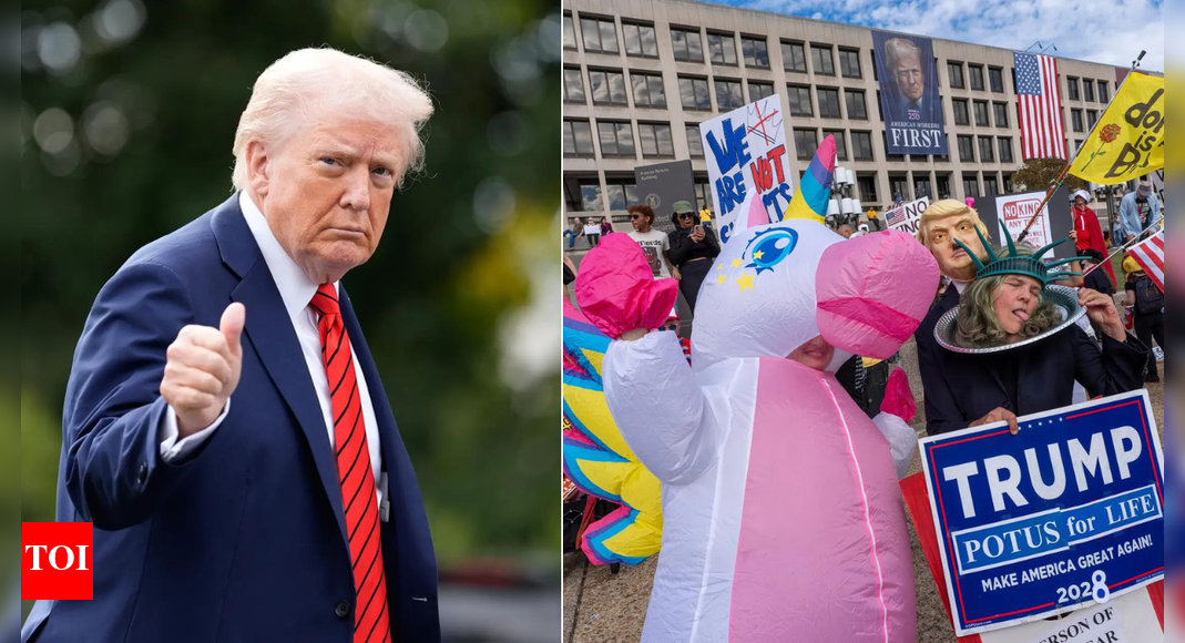 ‘It’s a joke’: Donald Trump dismisses nationwide ‘No Kings’ protests; claims rallies funded by ‘radical left groups’