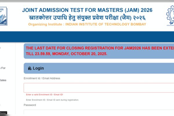 IIT JAM 2026 registration window closing today: Check direct link to apply here
