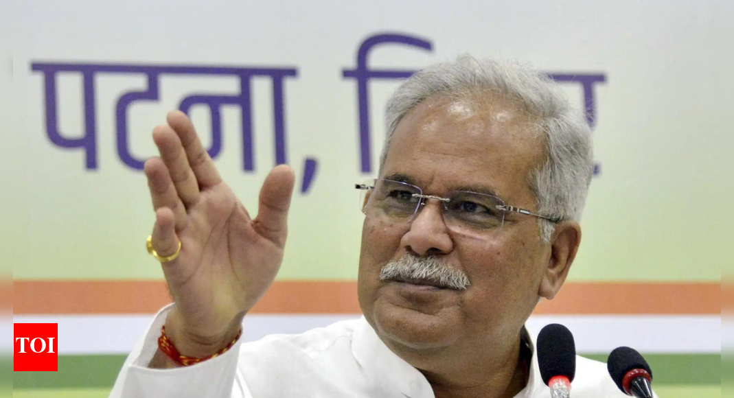 Former Chhattisgarh CM Bhupesh Baghel alleges his son Chaitanya’s imprisonment is politically motivated, claiming the Centre denied him permission to meet his son during Diwali. Baghel stated this is an act of political vendetta for opposing industrial projects, contrasting it with past governments’ leniency on festive visits. Bhupesh Baghel (PTI image)  NEW DELHI: Former Chhattisgarh chief minister and senior Congress leader Bhupesh Baghel on Monday said he was denied permission by the Centre to meet his son, Chaitanya Baghel, who is currently in jail.He alleged that his son’s imprisonment was politically motivated and expressed frustration over being barred from a family visit during the Diwali festival.In a post on X, Baghel shared his frustration recalling that during previous governments, family visits on festive occasions were allowed. ED Arrests Ex-CM Bhupesh Baghel’s Son in ₹1,000 Crore Case, Congress Cries Political VendettaHe wrote: “Two decades ago, Chief Minister Ajit Jogi had sent Babuji to jail, but permission to meet him on Diwali had been granted. By the grace of Narendra Modi and Amit Shah, my son is in jail. Today is Diwali, but I do not have permission to meet him. I still wish everyone Diwali greetings.”.Speaking to ANI reporters in Durg, Congress leader alleged that his son’s imprisonment was politically motivated and claimed he was being denied basic visitation rights usually allowed to prisoners during festivals.“My son is in jail due to the actions of Amit Shah and Narendra Modi. Prisoners are allowed to meet their families during festivals like Raksha Bandhan, Eid, and Diwali. But I am not being allowed to meet my son this Diwali,” Baghel said.He also recalled that during previous governments, such restrictions were not imposed. “Twenty years ago, when my father was in jail, the whole family met him during Diwali. But now, under PM Modi’s government, such meetings are being denied,” he added.Baghel further alleged that his family was being targeted for opposing industrial projects. “Adani was cutting down trees in Tamnar. When I protested, my son was jailed. That is the reason for his arrest,” he said.He claimed other relatives have also been prevented from visiting Chaitanya, calling it a “complete ban” on family meetings during the festival.Chaitanya Baghel was arrested by the Enforcement Directorate on July 18 in connection with an ongoing investigation into an alleged multi-crore liquor scam in Chhattisgarh. The former CM described his son’s detention as an act of political vendetta and an example of silencing dissent.About the AuthorTOI News DeskThe TOI News Desk comprises a dedicated and tireless team of journalists who operate around the clock to deliver the most current and comprehensive news and updates to the readers of The Times of India worldwide. With an unwavering commitment to excellence in journalism, our team is at the forefront of gathering, verifying, and presenting breaking news, in-depth analysis, and insightful reports on a wide range of topics. The TOI News Desk is your trusted source for staying informed and connected to the ever-evolving global landscape, ensuring that our readers are equipped with the latest developments that matter most.”Read MoreEnd of ArticleFollow Us On Social MediaVideos’Justin Trudeau Destroyed…’: Ambassador Dinesh Patnaik Questions Safety Of Indians In CanadaA War Cry In Melody: Navy Dedicates Op Sindoor Song To PM During Diwali Celebration on INS Vikrant’Naxal-Maoist Terror Nearly Wiped Out Across India’: PM Modi Hails Police, CRPF, BSF10 Key Facts About Indian Navy’s INS Vikrant, Where PM Modi Celebrated Diwali With Naval Officers’You Gave Sleepless Nights To Pak’: PM Modi Hails INS Vikrant and BrahMos Role in Operation SindoorAyodhya Sets 2 Guinness World Records With Over 26 Lakh Diyas & Largest Saryu Aarti During Deepotsav‘7 Planes Were Shot Down’: Trump Repeats Claim Of Solving India-Pak ‘War’ Using ‘200% Tariff’ ThreatKuala Lumpur’s Little India Bazaar Bursts With Festive Spirit Despite Rising Costs in MalaysiaIndia Upgrades BrahMos Missile Strike Range to 800 Kms, Signals Strategic Shift to Pakistan, China’PM Modi Agreed To Stop Russian Oil’: Donald Trump Issues Harsh Warning To India Over Energy Ties123 Photostories  Are you an introvert? 5 smart ways to prepare for an interview without losing yourselfBollywood stars’ best Diwali looks over the years: Alia Bhatt to Allu Arjun, here’s everyone who took desi looks to the next levelFrom Manholes to Machines: Maharashtra Transforms Sewer Cleaning 100 Robotic Sewer-Cleaners, Rs 100 Crore Investment High-Tech Move to End Manual Scavenging (Photos)7 creatures that eat dead animals to keep the ecosystem balanced11 traditional Japanese snacks to try on your next trip to JapanBollywood couples celebrating their first diwali with their newborns: From Parineeti Chopra-Raghav Chadha to Arbaaz Khan-Sshura KhanInside PM Modi’s Diwali celebrations with Navy personnel on INS Vikrant — In picturesWhat makes the Shore Temples of Mahabalipuram a UNESCO World Heritage Site?Photos: Bengaluru’s Ejipura Flyover Taking Shape Ahead of June 2026 Deadline; DK Shivakumar Inspects SiteHarvard gastroenterologist warns against three foods that quietly raise cancer risk123Hot PicksDhanteras Gold PriceVande Bharat SleeperBihar Election 2025Gold rate todaySilver rate todayPublic Holidays OctoberBank Holidays OctoberTop TrendingLauren KyleHow to get Greninjite in Pokemon LegendsAdam SandlerEmiru attackDurgapur Gang RapeLauren KyleDoug Martin Net WorthDaug Martin Cause of DeathChris JonesStephanie Lachances