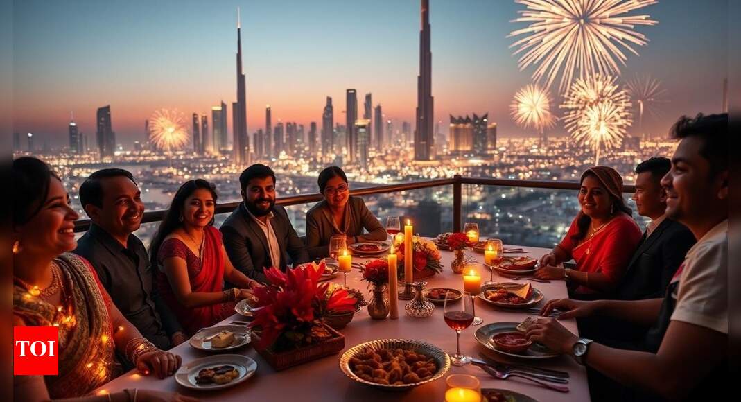 Top Diwali dinner spots in Dubai: Celebrate with Indian cuisine, vegetarian delights, and stunning rooftop views” | World News
