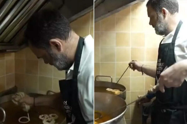 Congress leader Rahul Gandhi visited Delhi’s historic Ghantewala sweet shop, trying his hand at making imarti. The shop owner recalled serving the Gandhi family for generations. Gandhi shared a video of the visit on Diwali, emphasizing the sweetness of relationships and community.  NEW DELHI: Congress leader Rahul Gandhi on Monday shared a video of him visiting a famous sweet shop in Delhi, where he was seen trying his hand at making ‘imarti’ (a crispy, orange Indian delicacy) and ‘besan laddoo’. Ghantewala sweet shop’s owner, in conversation with the Congress leader, remembered how his family members had served the Gandhi family on several occasions, from Rajiv Gandhi’s birthday celebration to Priyanka Gandhi’s wedding. Ayodhya Shines Bright as Millions of Diyas Light Up Deepotsav 2025In the video, Rahul Gandhi can be seen learning how to make imarti and laddoo from the shop owner and having a conversation about where it originated. Taking to X, Gandhi wrote, “Tried my hand at making imarti and besan laddoos at the famous and historic Ghantewala sweet shop in Old Delhi. The sweetness of this centuries-old iconic shop remains the same – pure, traditional, and heartwarming.”Rahul Gandhi shared the video on the occasion of Diwali. “The true sweetness of Diwali lies not just in the plate, but also in relationships and community,” he added in the post. Earlier today, he extended heartfelt Diwali greetings to citizens, wishing for happiness, prosperity, and love.In a post shared on X, he wrote, “Heartfelt Diwali greetings to all fellow citizens. May India be illuminated by the lamps of happiness, and may every courtyard be filled with the light of joy, prosperity, and love.”About the AuthorTOI News DeskThe TOI News Desk comprises a dedicated and tireless team of journalists who operate around the clock to deliver the most current and comprehensive news and updates to the readers of The Times of India worldwide. With an unwavering commitment to excellence in journalism, our team is at the forefront of gathering, verifying, and presenting breaking news, in-depth analysis, and insightful reports on a wide range of topics. The TOI News Desk is your trusted source for staying informed and connected to the ever-evolving global landscape, ensuring that our readers are equipped with the latest developments that matter most.”Read MoreEnd of ArticleFollow Us On Social MediaVideos10 Key Facts About Indian Navy’s INS Vikrant, Where PM Modi Celebrated Diwali With Naval Officers’You Gave Sleepless Nights To Pak’: PM Modi Hails INS Vikrant and BrahMos Role in Operation SindoorAyodhya Sets 2 Guinness World Records With Over 26 Lakh Diyas & Largest Saryu Aarti During Deepotsav‘7 Planes Were Shot Down’: Trump Repeats Claim Of Solving India-Pak ‘War’ Using ‘200% Tariff’ ThreatKuala Lumpur’s Little India Bazaar Bursts With Festive Spirit Despite Rising Costs in MalaysiaIndia Upgrades BrahMos Missile Strike Range to 800 Kms, Signals Strategic Shift to Pakistan, China’PM Modi Agreed To Stop Russian Oil’: Donald Trump Issues Harsh Warning To India Over Energy TiesAyodhya Shines Bright as Millions of Diyas Light Up Deepotsav 2025‘SP Against Indian Traditions?’ BJP Criticizes SP Chief for Diwali Lighting Remarks‘Deceitfully Recruited Into Russian Army’: AIMIM Chief Calls for Safe Return of Misled Indians123 Photostories  11 traditional Japanese snacks to try on your next trip to JapanBollywood couples celebrating their first diwali with their newborns: From Parineeti Chopra-Raghav Chadha to Arbaaz Khan-Sshura KhanInside PM Modi’s Diwali celebrations with Navy personnel on INS Vikrant — In picturesWhat makes the Shore Temples of Mahabalipuram a UNESCO World Heritage Site?Photos: Bengaluru’s Ejipura Flyover Taking Shape Ahead of June 2026 Deadline; DK Shivakumar Inspects SiteHarvard gastroenterologist warns against three foods that quietly raise cancer riskFrom ‘Om Shanti Om’ to ‘Student of the Year’: When Bollywood stars looked back at where it all beganHow to deal with annoying and toxic people: 5 powerful psychology-backed tips to protect your peaceLatest OTT releases this Diwali week: ‘They Call Him OG’ to ‘Nobody Wants This Season 2’6 ways to prepare for your first job after graduating123Hot PicksDhanteras Gold PriceVande Bharat SleeperBihar Election 2025Gold rate todaySilver rate todayPublic Holidays OctoberBank Holidays OctoberTop TrendingLauren KyleHow to get Greninjite in Pokemon LegendsAdam SandlerEmiru attackDurgapur Gang RapeLauren KyleDoug Martin Net WorthDaug Martin Cause of DeathChris JonesStephanie Lachances