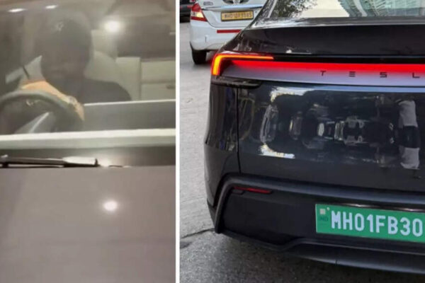 Rohit Sharma buys new Tesla Model Y, spotted with unique number plate: Details