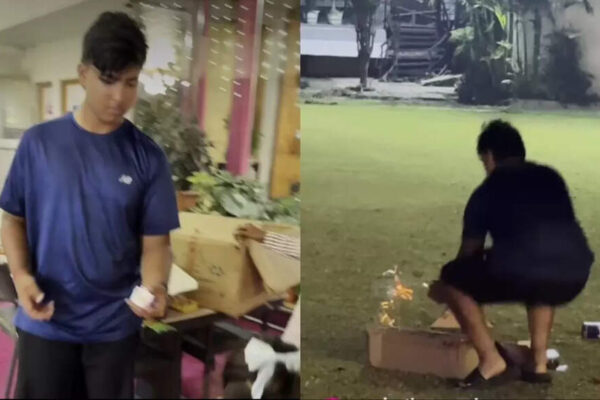 Watch: 14-year-old Vaibhav Suryavanshi spotted bursting crackers on Diwali | Cricket News