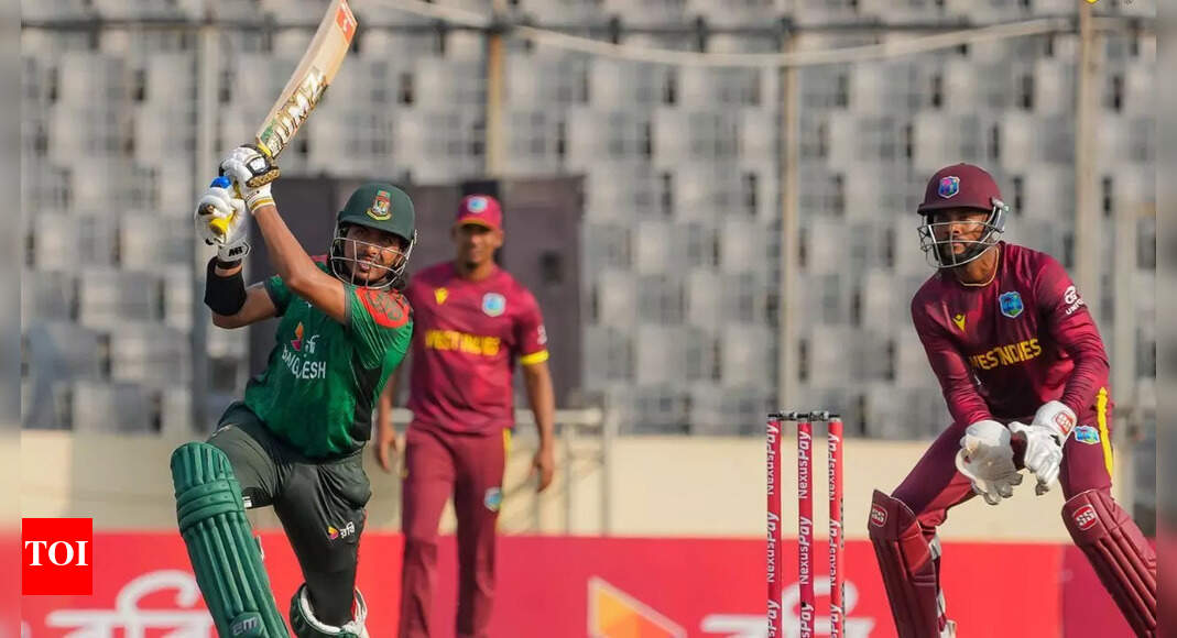 2nd ODI: After 50 overs of spin bowling and thrilling super over, West Indies beat Bangladesh to level series | Cricket News