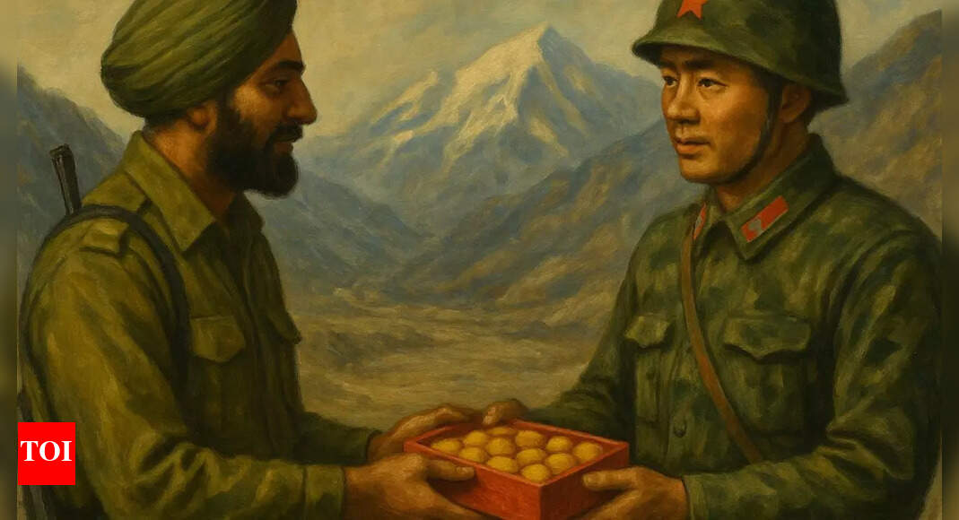 Diwali diplomacy: Indian, Chinese soldiers trade sweets along LAC