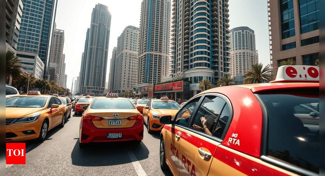 Dubai taxi colours explained: The meaning behind all seven roof shades | World News