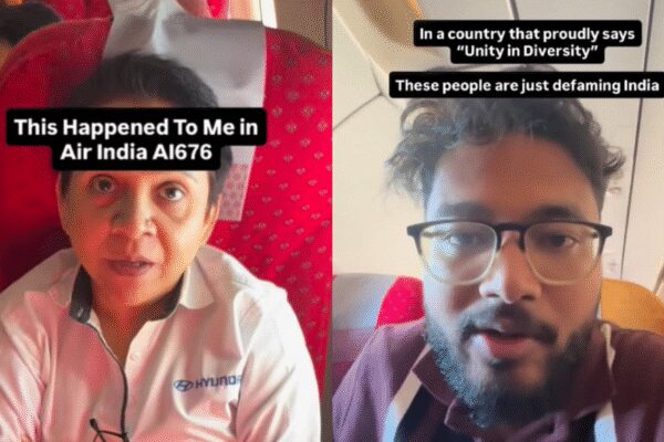 A viral video shows a mid-air confrontation on an Air India flight where a passenger was allegedly threatened for not speaking Marathi. The incident occurred on October 23, with a co-passenger demanding the content creator speak Marathi as he was traveling to Mumbai. The situation escalated when the passenger refused and was reportedly threatened. Image credits: Instagram @/mahinergy A video of a mid-air confrontation on an Air India flight has gone viral after a passenger was allegedly threatened for not speaking Marathi. The incident occurred on October 23 aboard flight AI676 from Kolkata to Mumbai.Content creator Mahi Khan, also known as Mahinergy, who posted the video, claimed that a woman co-passenger demanded he speak Marathi because he was travelling to Mumbai. In the now-viral clip, the unidentified woman is heard saying, “Yes, please do that. You are going to Mumbai, you should know Marathi.”The situation escalated when Khan calmly refused and called the cabin crew for assistance. He alleges the woman then threatened him, saying in Hindi, “Get down at Mumbai, I’ll show you what badtameezi (misbehaviour) is.”In his social media post, Khan wrote: “This isn’t just about me, it’s about the mindset that’s growing dangerously normal. You cannot force a language. You cannot bully respect.”Several social media users condemned the incident as being against Maharashtrian culture. One comment noted, “We are Maharashtrian and this is not our culture. It’s totally wrong to force someone to speak Marathi.”This incident echoes similar language-based conflicts in Maharashtra recently, including a July altercation in a Mumbai local train where a passenger was told to learn Marathi or “get out.”About the AuthorTOI News DeskThe TOI News Desk comprises a dedicated and tireless team of journalists who operate around the clock to deliver the most current and comprehensive news and updates to the readers of The Times of India worldwide. With an unwavering commitment to excellence in journalism, our team is at the forefront of gathering, verifying, and presenting breaking news, in-depth analysis, and insightful reports on a wide range of topics. The TOI News Desk is your trusted source for staying informed and connected to the ever-evolving global landscape, ensuring that our readers are equipped with the latest developments that matter most.”Read MoreEnd of ArticleFollow Us On Social MediaVideosExternal Affairs Minister S Jaishankar Calls Out UN, Pakistan on Terror, Warns ‘All Is Not Well’From Bollywood to Bihar Power Corridor: VIP Chief Mukesh Sahani Talks Mahagathbandhan StrategyKaroline Leavitt Calls Indian Trucker Illegal Alien After Deadly California Road Accident Kill Three’Momentum For Peace’: Donald Trump’s Gaza Peace Breakthrough Earns Rare Praise From India At UNDonald Trump’s ‘Russian Oil Ultimatum’ To India: White House Says Delhi Obeyed, India Denies ShiftHyderabad-Bengaluru Bus Tragedy: 20 Passengers Burnt Alive in Minutes, Andhra CM Naidu Orders Probe‘Gave A Good Dose…’: Rajnath Singh Warns Pakistan From Rajasthan Border, Lauds Operation SindoorPolish FM Snubs Pak FM Ishaq Dar’s ‘Kashmir’ Rant, Issues Warning On Illegal Immigration’Had No Choice’: Hyderabad Man Duped On Pretext Of Job In Russia, Forced To Fight War In UkraineSurajbhan Singh Reveals Why He Left NDA To Join RJD And Contest From Mokama | Battle for Bihar123 Photostories  Bollywood releases scheduled post Diwali- 2025Expert reveals kitchen practices that protect your cells and boost immunityThe actor who refused to share screen space with Salman Khan for over two decadesMantra Remedies As Per Your Date of BirthPiyush Pandey dies at 70: 7 iconic ads by the Adman that shaped Indian advertising5 toxic phrases that could be sabotaging your love life (without you even realizing it)Top Harvard doctor shares 6 ‘healthy’ foods that are secretly damaging gut healthHow Navagraha worship brings peace, prosperity, and protectionWeight loss tips: Post-Diwali weight gain is real, here’s how to reverse it safelyAutism myths every parent needs to stop believing (and the real facts you should know)123Hot PicksDhanteras Gold PriceVande Bharat SleeperBihar Election 2025Gold rate todaySilver rate todayPublic Holidays OctoberBank Holidays OctoberTop Trendingjj mccarthy injuryTier-3 graduates jobs AppleStephen Curry WifePaige SpiranacDiddyAaron JonesPatrick MahomesAlex VesiaOklahoma City Thunder vs Indiana PacersBrooks Koepka Wife
