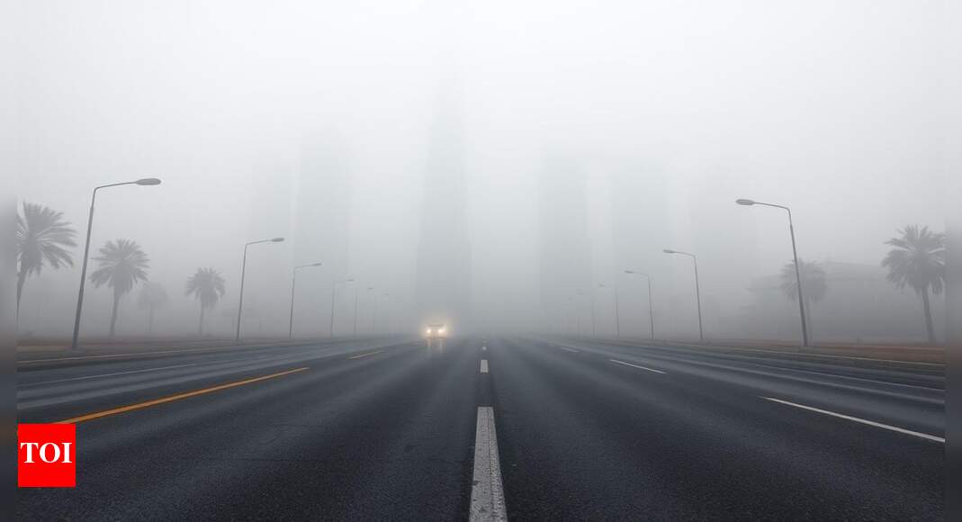 UAE: Fog set to blanket Abu Dhabi, Dubai as humidity soars; slight chance of rain by Tuesday | World News