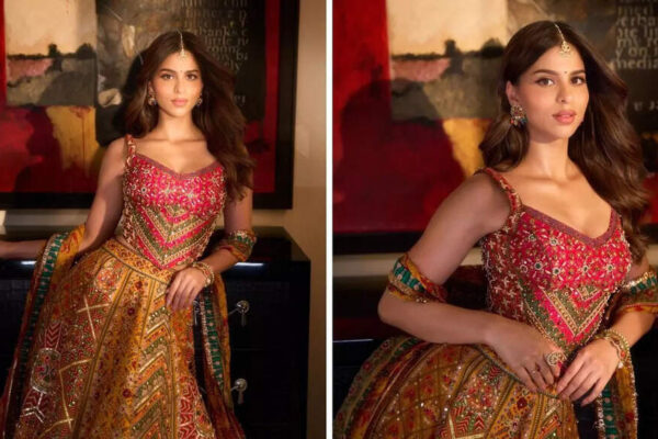 Suhana Khan stuns in high-end outfit for Diwali celebrations; decoding the Gen Z star kid’s Rs 1.69 lac lehenga