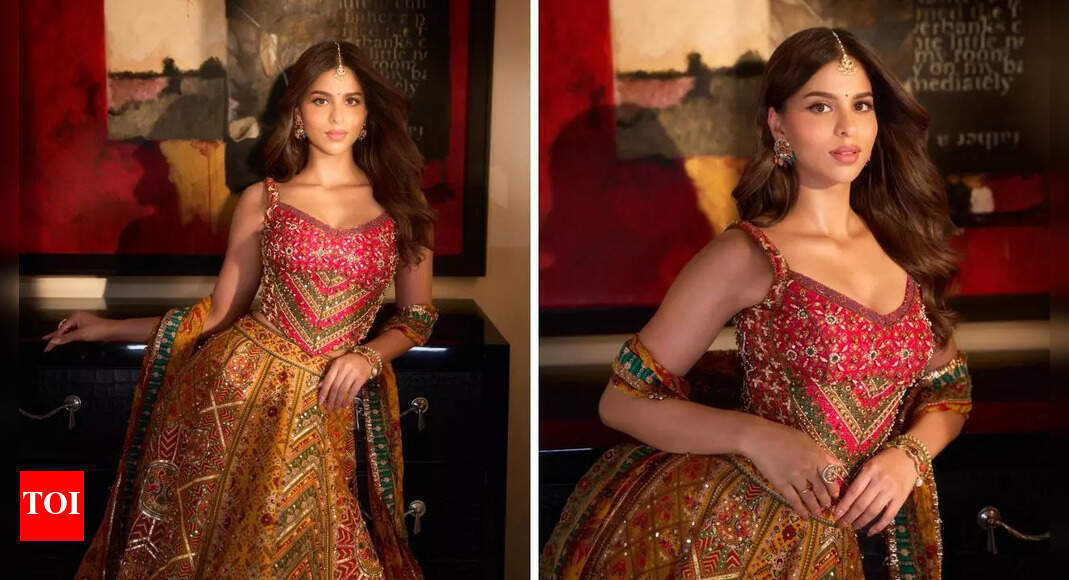 Suhana Khan stuns in high-end outfit for Diwali celebrations; decoding the Gen Z star kid’s Rs 1.69 lac lehenga