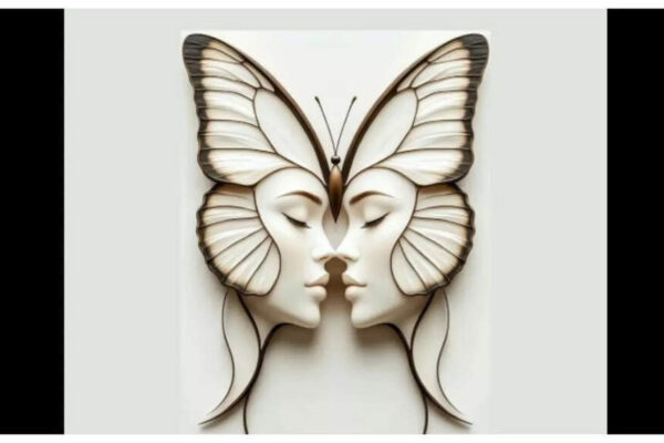 Butterfly or Women? What you see first in this image, reveals an intrinsic part of your personality…