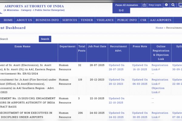 AAI Senior Assistant admit card 2025 released at official website: Direct link to download hall tickets