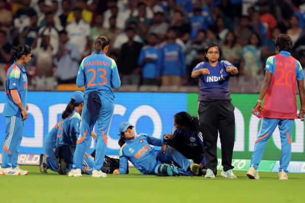 Women’s World Cup: Injury scare for Pratika Rawal as India vs Bangladesh match abandoned due to rain | Cricket News