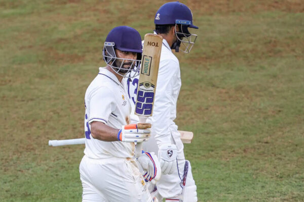 Ajinkya Rahane sends strong message with big hundred as Mumbai dominate rain-hit Ranji Trophy clash