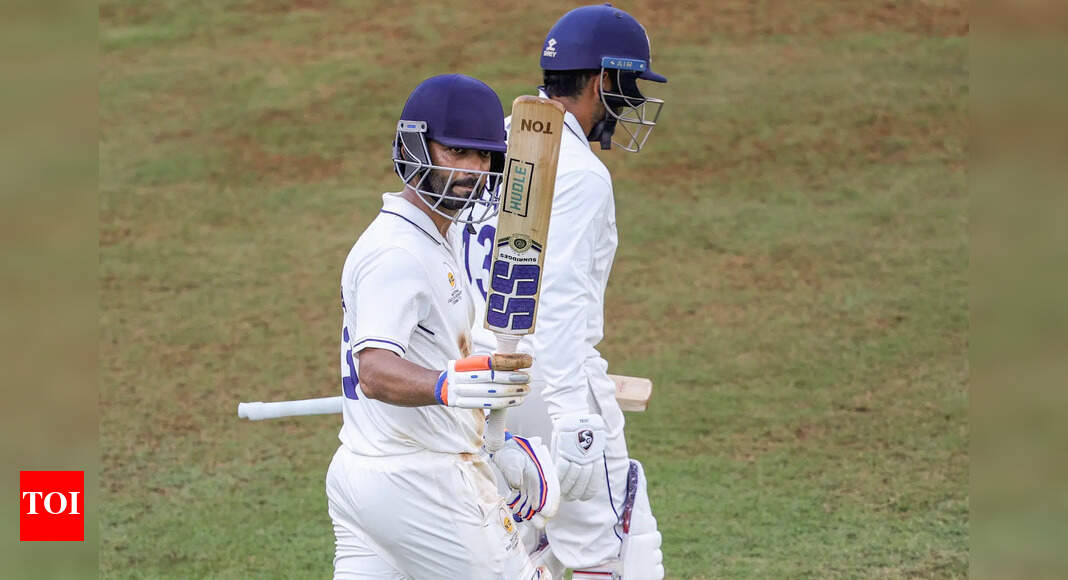 Ajinkya Rahane sends strong message with big hundred as Mumbai dominate rain-hit Ranji Trophy clash
