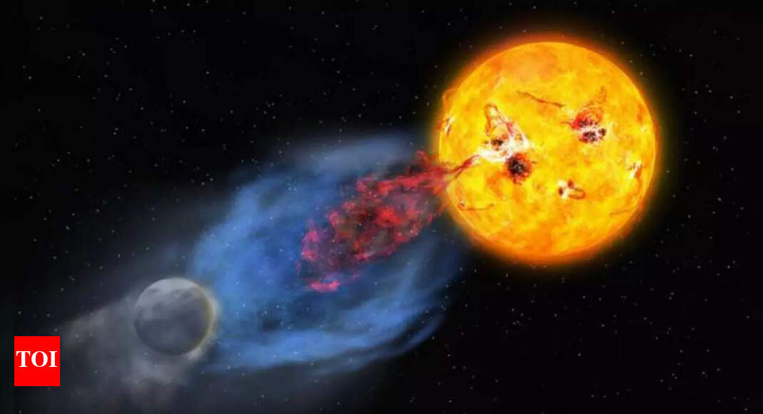 Hubble and ground telescopes capture the first multi-temperature Plasma eruption from a young sun-like star