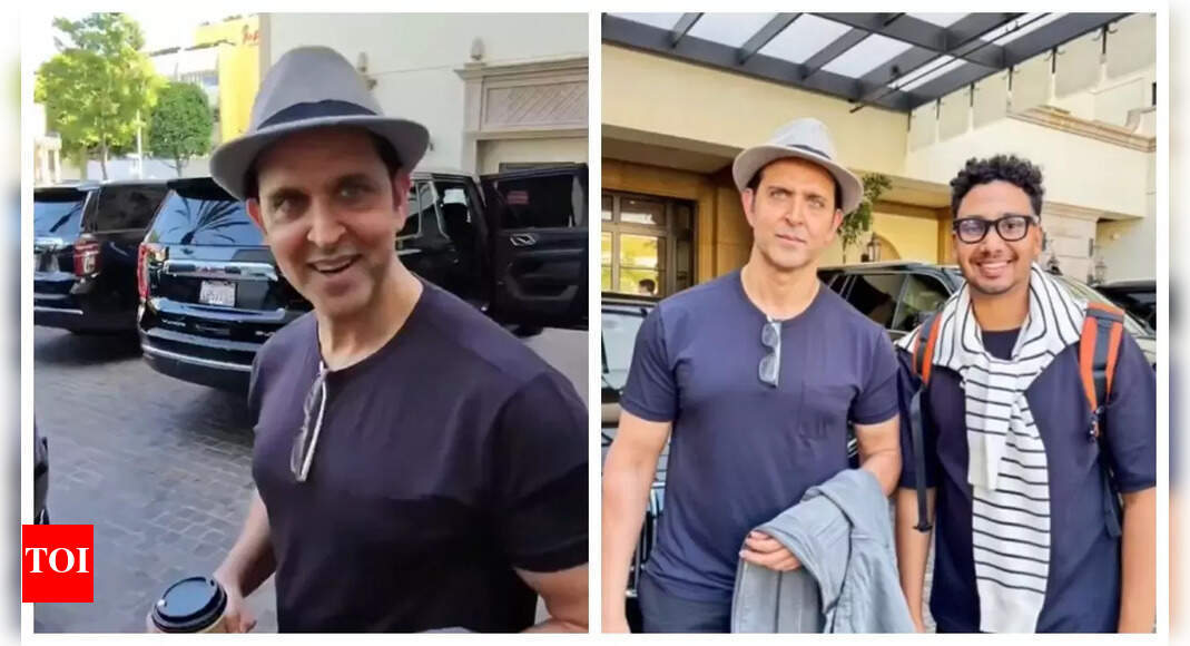 Hrithik Roshan wins hearts with sweet gesture towards fan; promises photoshoot while holidaying in Beverly Hills – WATCH