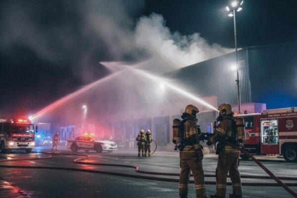 UAE: Fire contained in Abu Dhabi’s Musaffah industrial area; no casualties reported