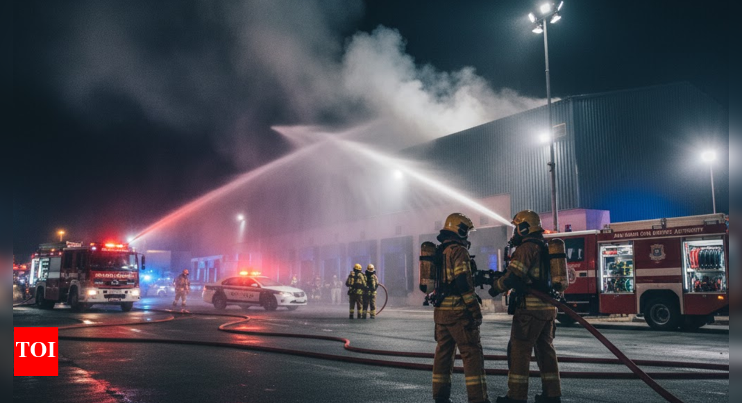 UAE: Fire contained in Abu Dhabi’s Musaffah industrial area; no casualties reported