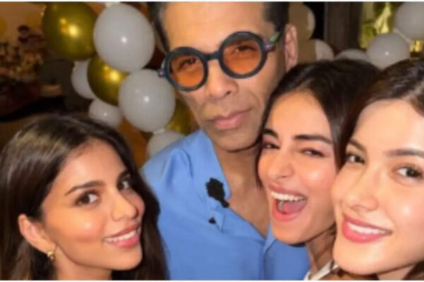 Ananya Panday’s birthday bash: Karan Johar parties with Suhana Khan and Shanaya Kapoor, shares selfie with his ‘girls’ | Hindi Movie News