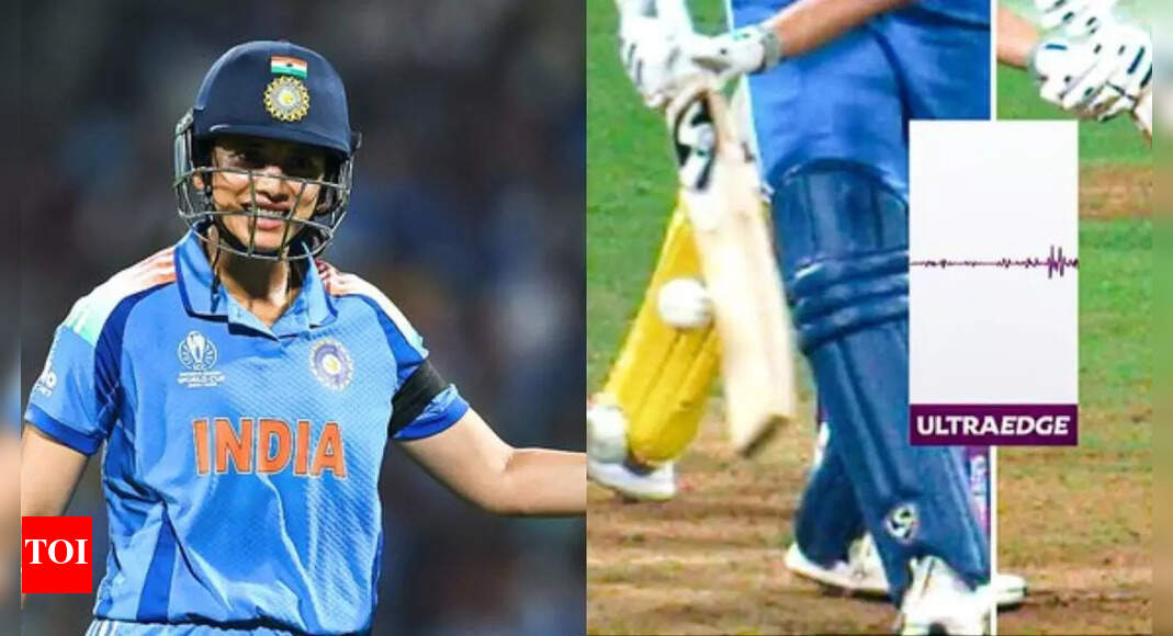 Controversy! Smriti Mandhana’s DRS dismissal triggers drama in IND vs AUS semi-final — Watch | Cricket News