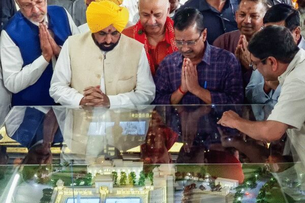 Shri Kali Mata temple in Patiala to get facelift as CM Mann, Kejriwal launch Rs 75 crore projects | India News