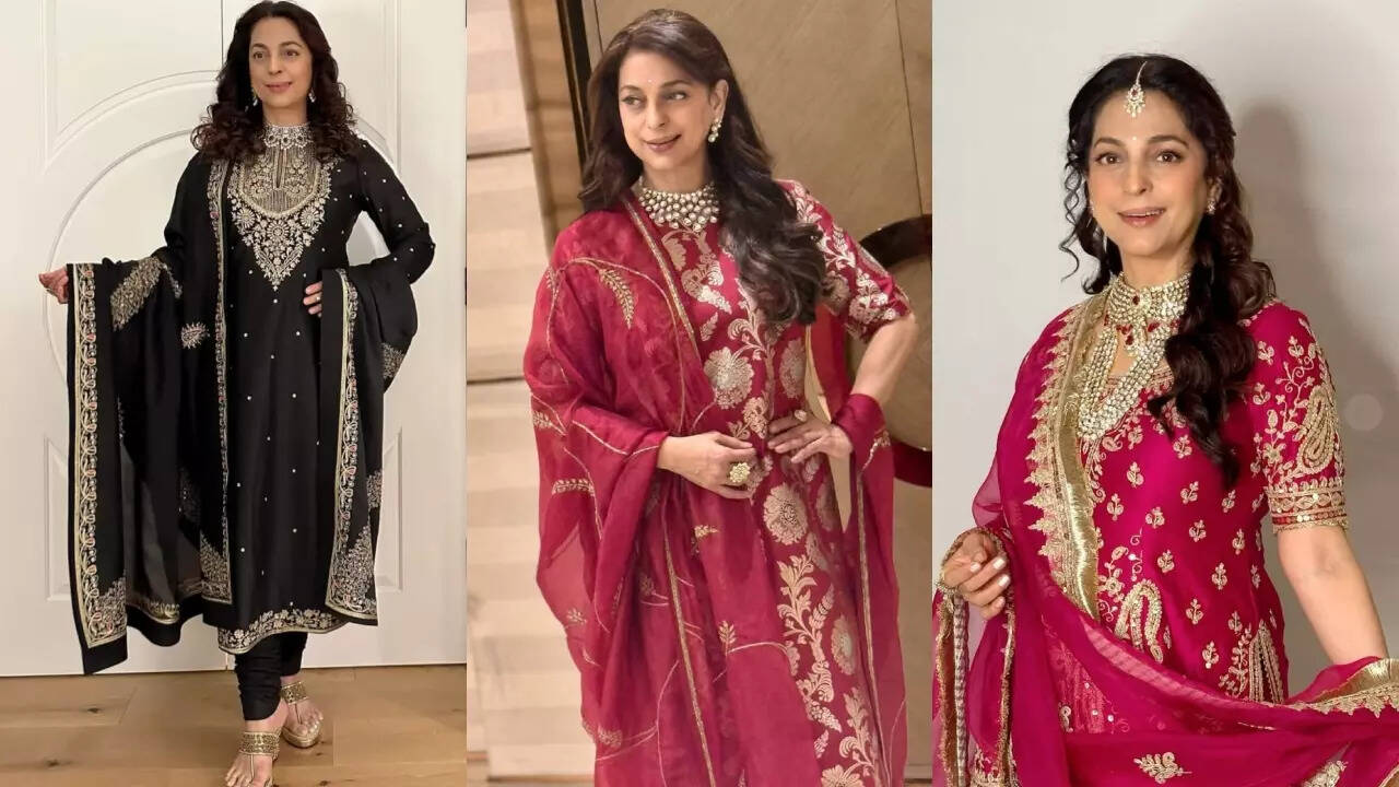 Happy birthday, Juhi Chawla: Revisiting 'Ishq' actress' best traditional looks over the years
