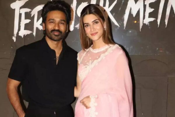 Kriti Sanon’s blush pink saree whispers romance!