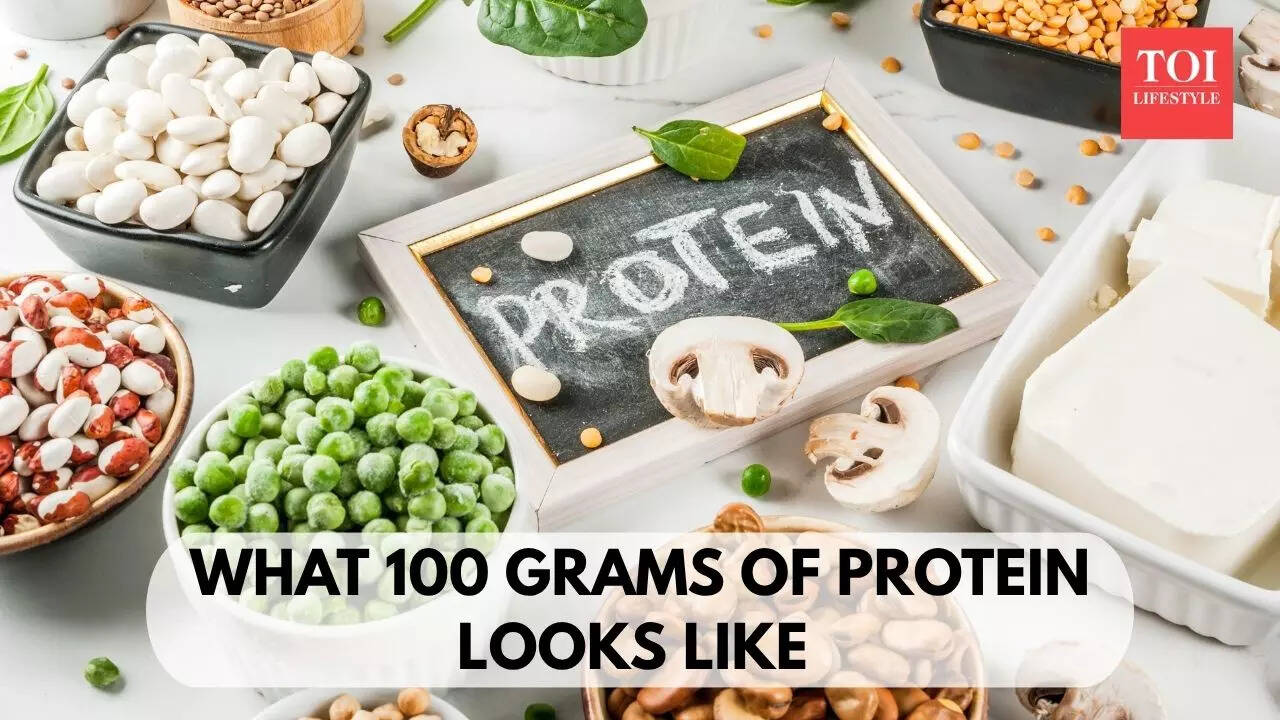 What 100 grams of protein looks like for non-vegetarians, vegetarians, and vegans