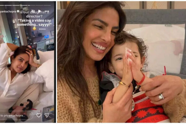 Priyanka Chopra shares adorable video of daughter Malti Marie ‘directing’ her; ‘Is our daughter a director?’