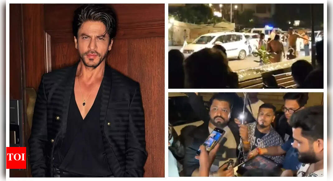 Shah Rukh Khan’s 60th Birthday: Police RESTRICT gatherings outside Mannat; Fans continue celebrations by cutting cakes – WATCH
