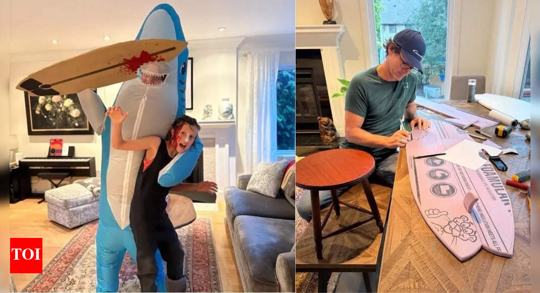 Justin Trudeau dresses as Katy Perry’s ‘Left Shark’ for Halloween, sparking romance buzz |