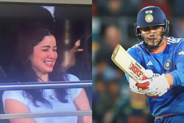 Shubman Gill plays a stunning flick, Sara Tendulkar’s reaction says it all – See pics | Cricket News