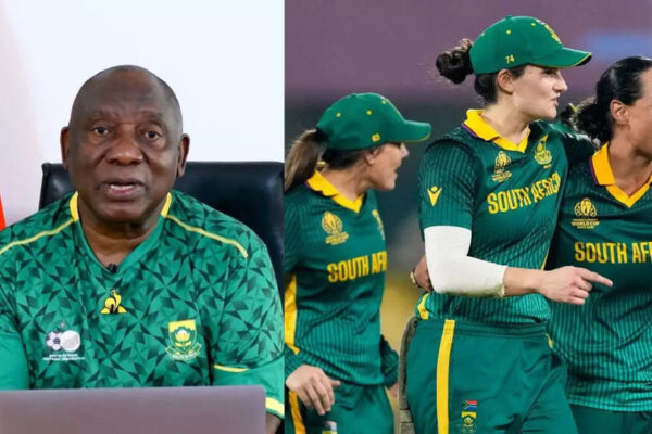 Blunder! South African President wears football jersey while wishing cricket team – watch | Cricket News
