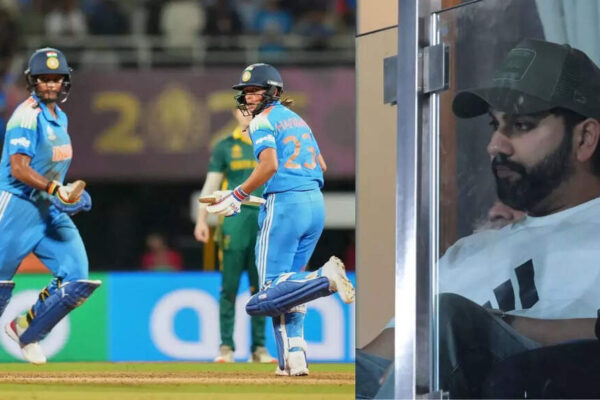 Rohit Sharma joins Nita Ambani, Jay Shah and Sachin Tendulkar to cheer on India in World Cup final; fans go berserk | Cricket News