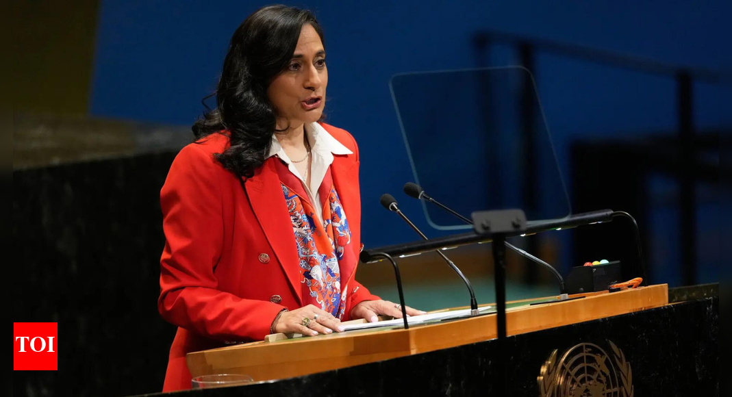 Pointing gun at Anita Anand’s photo: Canada ministers condemn protest outside Indian consulate, call it ‘vile and unacceptable’