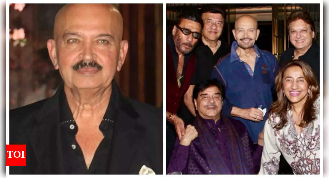 ‘Memorable evening with bestest of friends’: Rakesh Roshan, Jackie Shroff, Shatrughan Sinha come together for Shashi Ranjan’s birthday |