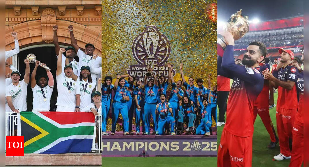 How 2025 became sport’s greatest redemption story — when Tottenham, PSG, RCB, South Africa and India Women ended their curses | Cricket News