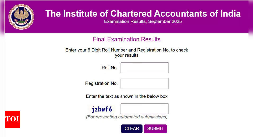 ICAI CA September 2025 Result: Over 11,000 candidates qualify as Chartered Accountants; check toppers here