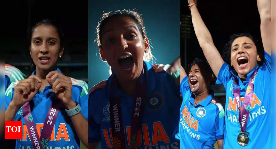Jemimah Rodrigues, India Women finally reveal team anthem, coaches join in – watch | Cricket News