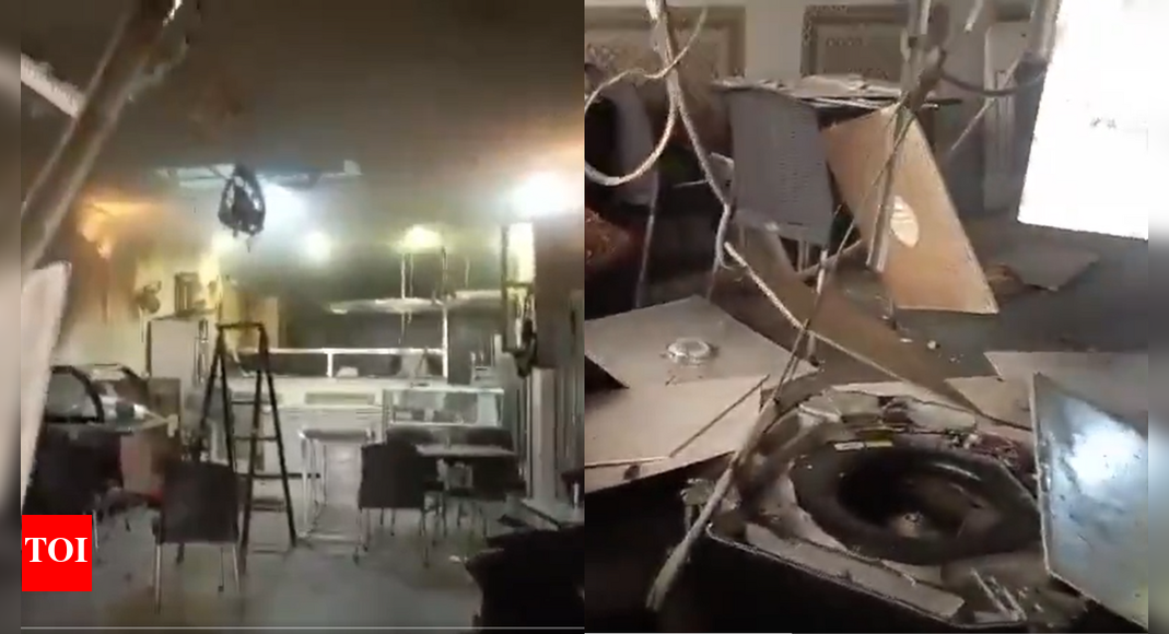 Explosion at Pakistan supreme court: Gas cylinder blast leaves 12 injured – video