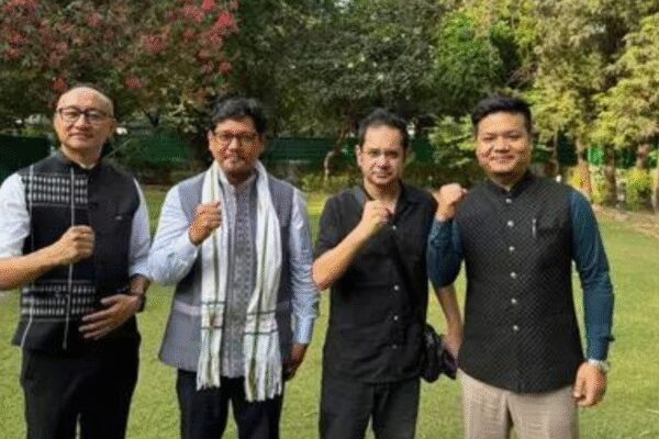 Photo/Agencies Shillong: Meghalaya CM and National People’s Party (NPP) president Conrad K Sangma Tuesday led a coalition of northeastern politicians in announcing the formation of a united political platform to represent the region’s interests at the national level.Joined by Tipra Motha founder Pradyot Bikram Manikya Deb Barma, former BJP national spokesperson and Nagaland ex-minister Mmhonlumo Kikon and People’s Party Dima Hasao founder Daniel Langthasa of Assam, Sangma unveiled the new alliance under the banner “One North East”.Both NPP and Tipra Motha are part of NDA, with Deb Barma’s party being a partner in BJP-led govt in Tripura. The politicians didn’t clarify if the new front would be aligned with NDA, stay non-aligned but work with BJP-led alliance, or steer clear of it.They released a joint statement, declaring that the initiative marked “a collective and historic announcement” by younger politicians of the region seeking to speak with one voice. “…the coming together of various voices of our region to form a united, singular political entity that truly represents the aspirations of our people,” the statement read. The group said the entity would work under a shared vision for the region’s future, promising to carry forward common ideals and priorities transcending party lines and state boundaries.About the AuthorManosh DasHe is based in Meghalaya and reports on local issues including security, politics, and social developments, providing detailed coverage of events in the Northeast region, especially Meghalaya. His work reflects ground-level realities and concerns of the state’s diverse communities.Read MoreEnd of ArticleFollow Us On Social MediaVideosIndia Should Review No First Use Policy’: Army Veteran On Trump’s Pak Nuke Test Shocker’Consumption Going Up’: U.S. Eyes India As A Major Market For Its Energy ExportsAt Least 5 Killed, Several Injured As Passenger Train Collides With Goods Trains In ChhattisgarhInterpol’s Red Notice Triggers Global Chase For ₹13,000 Cr Cocaine Cartel Heir Rishabh Baisoya’World Must Learn Conflict Termination From India’s Op Sindoor’: Indian Air Force Chief AP SinghPak Army Chief Asim Munir’s Powers Set To Grow As Shehbaz Govt Mulls 27th Constitution AmendmentWill Nitish Kumar’s ‘Jeevika Didi’ Scheme Sway Women Voters? Ground Report From Bihar’s Korha’Days Of Maoists Are Numbered In India’: Bastar Top Cop Issues Final Warning To Left Wing Extremists‘India Is The Future’: Israel FM Backs Delhi’s Rise, Eyes Deeper Strategic And Security Ties NowFatal US Crash: Sober Indian-Origin Driver Charged With Homicide, Linked To Border Policy Debate123 Photostories  Bollywood stars who’ve wowed fans with their unexpected singing talent5 types of protein-rich egg curries perfect for lunchStylish wedding pictures of Birla scion Vedant Birla and Tejal KulkarniKhushi Kapoor birthday special: A look at the actress’s best fashion momentsExclusive – Pati Patni Aur Panga’s Avika Gor and Milind Chandwani on dealing with troll for marrying on television, getting emotional during Bidaai and balancing work after marriage5 weird food cravings and their easy fixes to try at homeWhat does the colour of poop say about a person’s liver and gut health?Vivek Oberoi to Billie Eilish: Celebrities who donated their salaries for good causes10 must-try dishes made with Spring OnionFrom Ostrich to crocodiles: 5 animals that lay massive eggs123Hot PicksStock market holidayBank HolidayBihar Election 2025Gold rate todaySilver rate todayPublic Holidays NovemberBank Holidays NovemberTop TrendingTaylor SwiftJalen Green GirlfriendKyle KulinskiWilliam NylanderMLB Trade RumorsTravis Kelce InjuryAsmongoldRoope HintzTyrese Haliburton InjuryBengaluru Scooter Accident