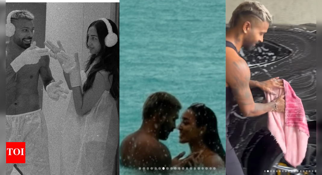 Hardik Pandya drops new post featuring Mahieka Sharma; photos and playful car-wash video go viral | Watch | Off the field News