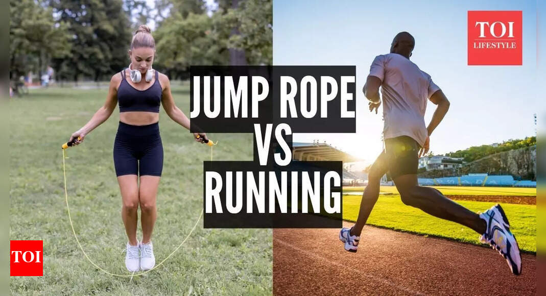 Jumping rope vs running: Which is more efficient for a 10-minute workout routine |