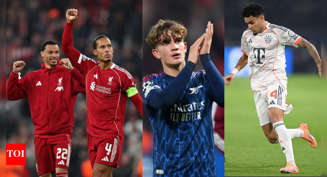 Champions League: Bayern Munich and Liverpool win big as Arsenal’s 15-year-old Max Dowman steals headlines | Football News