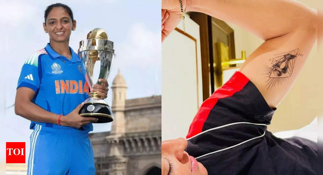 ‘Forever etched in my skin’: Harmanpreet Kaur gets special tattoo after World Cup win | Cricket News