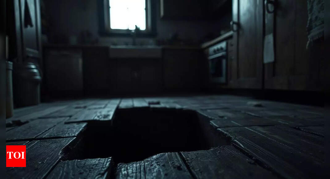 Ahmedabad Police unearthed a chilling murder plot, finding a man’s remains buried beneath his kitchen floor. His wife, allegedly in league with her lover and his relatives, is accused of killing him nearly a year ago. The couple reportedly plotted the murder after the victim confronted his wife about an affair. Representative image (AI generated)  NEW DELHI: In a chilling case reminiscent of the Bollywood thriller Drishyam, Ahmedabad Police have uncovered the remains of a man who was allegedly murdered by his wife, her lover and his relatives. The body was found buried beneath the kitchen floor of his own home.The victim, 35-year-old Samir Ansari, had been missing for almost a year before police made the shocking discovery on Tuesday night.Acting on a tip-off, the Ahmedabad crime branch found bones and other remains buried beneath the kitchen floor of his locked house in Sarkhej.Deputy commissioner of police (Crime) Ajit Rajian said that Ansari’s wife, Ruby, who is currently absconding, conspired with her alleged lover Imran Vaghela and two of his relatives, Rahim and Mohsin, to kill him. “While Vaghela, who lives in the same area, has been arrested, Ruby along with two relatives of Vaghela — Rahim and Mohsin — are still absconding,” Rajian confirmed. He added that the recovered remains have been sent for forensic and DNA analysis.According to police, Ruby and Imran allegedly plotted the murder after Ansari began confronting her over her extramarital affair. “Vaghela claimed Ruby hatched the plan to kill Ansari because he used to thrash her after learning about her extramarital affair and she saw him as an obstacle in her illicit relationship,” said DCP Rajian.Investigators said that on the night of the murder, Imran slit Ansari’s throat with Ruby’s help. The accused then dismembered the body, buried it inside a pit dug in the kitchen and sealed it with cement and tiles to erase all visible traces.For months, Ruby continued to live in the same house with her two children before eventually moving out, telling neighbours that her husband had gone to another city for work.Ansari, originally from Bihar, had moved to Ahmedabad in 2016 after his love marriage with Ruby. He worked as a mason to support his family.Police said the case came to light three months ago after a local tip-off revealed Ansari’s prolonged absence. During questioning, Imran reportedly broke down and confessed to the murder.A crime branch team, accompanied by an executive magistrate, exhumed the remains from the cemented kitchen floor on Tuesday night. Forensic experts are now conducting tests to confirm the identity of the victim and gather further evidence.About the AuthorTOI News DeskThe TOI News Desk comprises a dedicated and tireless team of journalists who operate around the clock to deliver the most current and comprehensive news and updates to the readers of The Times of India worldwide. With an unwavering commitment to excellence in journalism, our team is at the forefront of gathering, verifying, and presenting breaking news, in-depth analysis, and insightful reports on a wide range of topics. The TOI News Desk is your trusted source for staying informed and connected to the ever-evolving global landscape, ensuring that our readers are equipped with the latest developments that matter most.”Read MoreEnd of ArticleFollow Us On Social MediaVideosFirst Border Crossing Since Op Sindoor Turns Sour; Pak Blocks 14 Indian Pilgrims For Being ‘Hindu’India Will Not Compromise in FTA With New Zealand, Focus on Mutual Gains, Says Piyush Goyal”Kumari Selja herself had said…” BJP Lambasts Rahul Gandhi’s ‘H-files’ expose’Don’t Drag Army Into Politics’: Rajnath Singh Tears Into Rahul Gandhi Over Remarks On Army’Your Future Is Being Stolen’: Rahul Gandhi’s Bold Message to India’s Gen Z For Democratic ChangeGhazala Hashmi Makes History in Virginia, Becomes First Indian-American Lieutenant Governor at 60’Seema, Sweety, Saraswati’: Rahul Gandhi’s Sensational ‘Vote Chori’ Claim In Haryana’Operation Sindoor May Be Postponed But Will Be Relaunched’: Rajnath Sounds Warning At Bihar RallyZohran Mamdani: The Mayor Whose Mispronounced Name Exposed Bias And Sparked A Debate On Respect’Last Time I Drove A Car’: Piyush Goyal Shares Speeding Fine Fiasco At India-NZ Business Forum123 Photostories  Taylor Swift’s winter wardrobe: 5 fashion cues to steal from the Showgirl10 timeless William Shakespeare quotes on love, relationships, and lifeGoat milk vs cow milk: Which is healthierAnanya Panday to Bhumi Pednekar: 5 best celebrity looks of the dayInside Smriti Mandhana’s minimal and modern home in Sangli, MaharashtraWhere not to travel solo: Destinations that scream ‘Bring a Partner!’Bollywood stars who conquered Tollywood with powerful roles and massive fameInside Noida’s Jewar airport: Stunning new images show India’s next mega aviation hub taking shapeYour Love Language According To Your Birth Date4km tunnel to link Kashmere Gate-Inderlok: Delhi’s next big step toward seamless connectivity123Hot PicksStock market holidayBank HolidayBihar Election 2025Gold rate todaySilver rate todayPublic Holidays NovemberBank Holidays NovemberTop TrendingPrince HarryNYC Mayor Election ResultZion WilliamsonWilliam NylanderKayla NicoleMiguel RojasChhattisgarh Train AccidentRoope HintzTyrese Haliburton InjuryBengaluru Scooter Accident