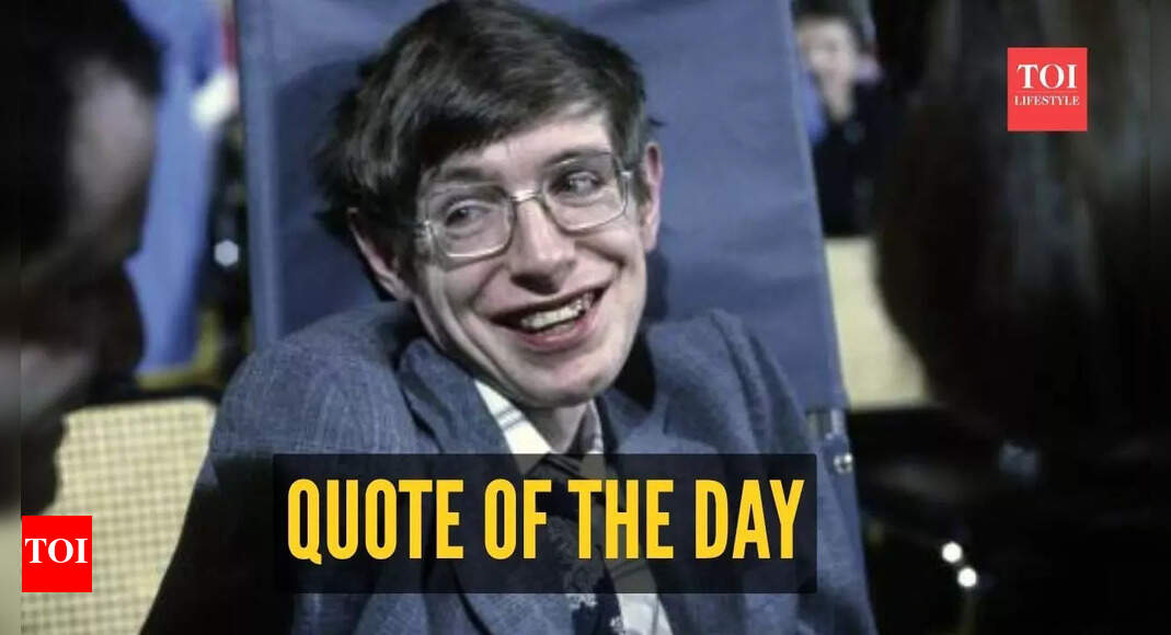 Quote of the day by Stephen Hawking: “However difficult life may seem, there is always something you can…”