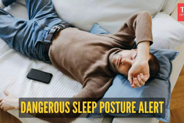 Sleeping in this position can starve the brain of oxygen and cause death